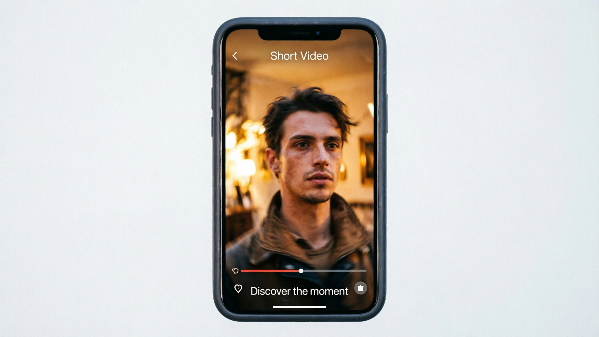 Phone screen showing a rendered vertical Short with captions