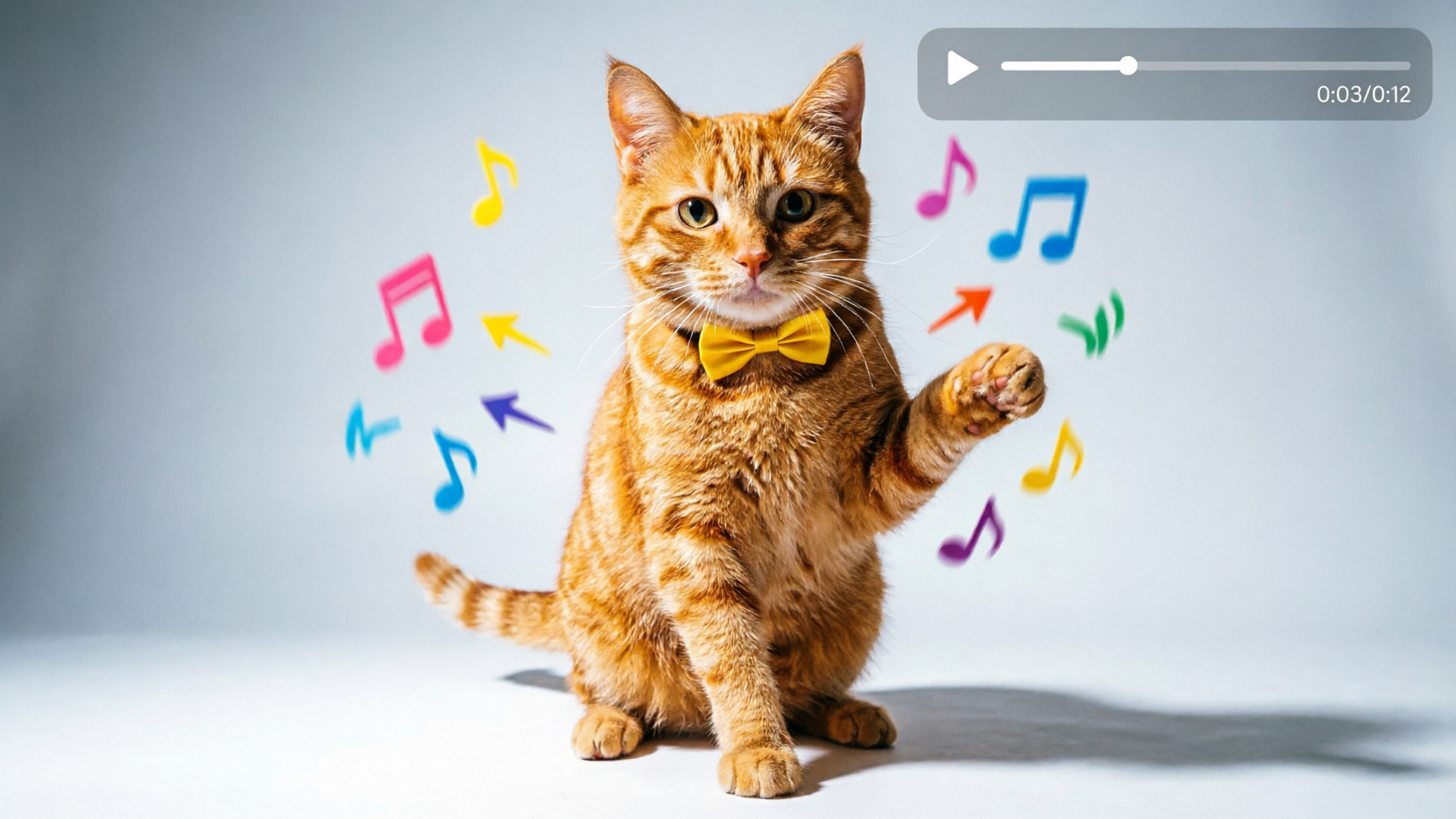 Pet photo turned into a pet dance video