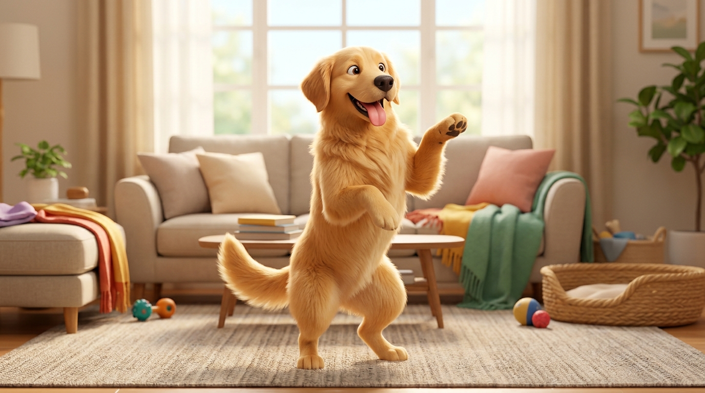 Pet animated to dance from a single photo