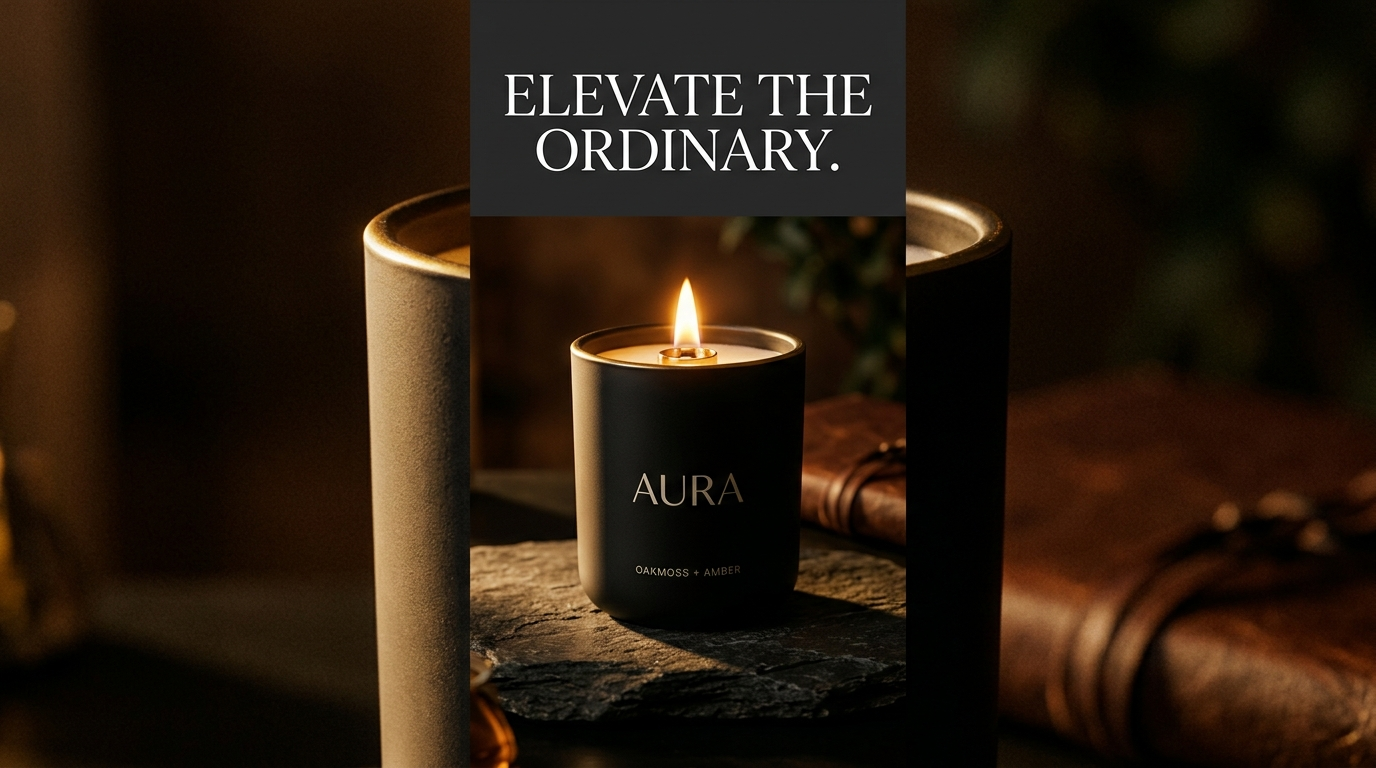 Vertical loopable social creative with close-up product and bold caption