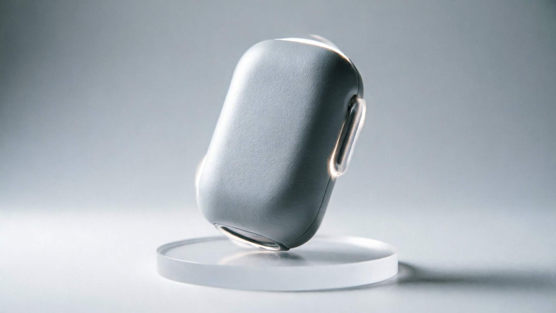 Product rotating on pedestal with rim light