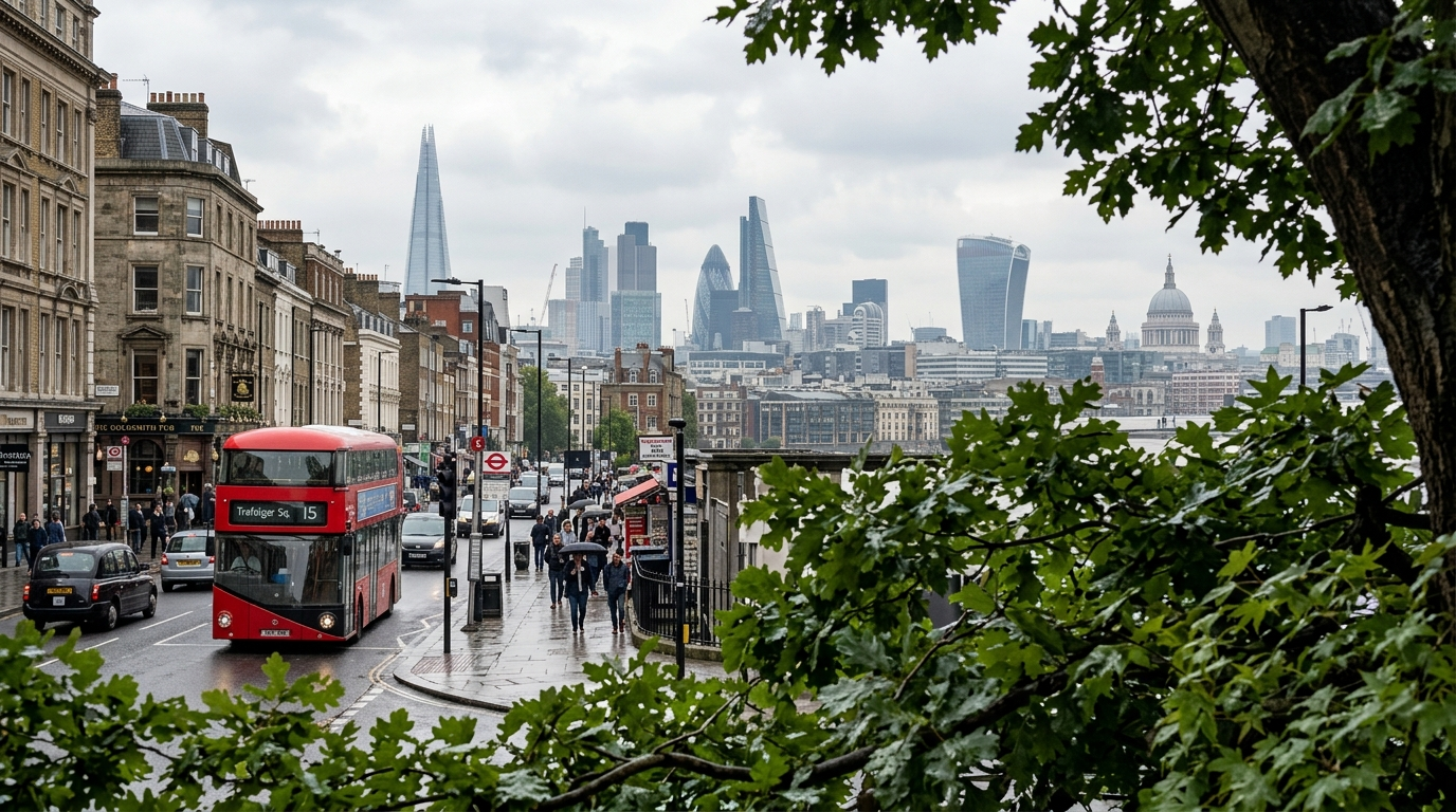 Layered environment plate for parallax with foreground, mid, and background