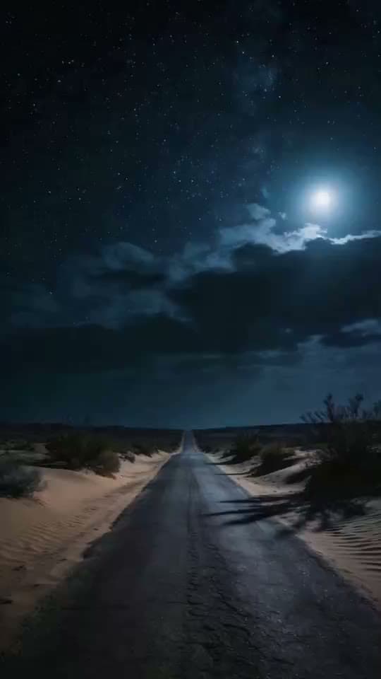 Nebula AI video effect — the scene breaks apart into cosmic dust